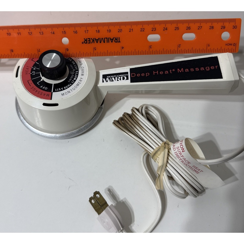 Vintage Pollenex Deep Heat Massager Model HM-10 Tested Works‎ No Attachments - Picture 5 of 9
